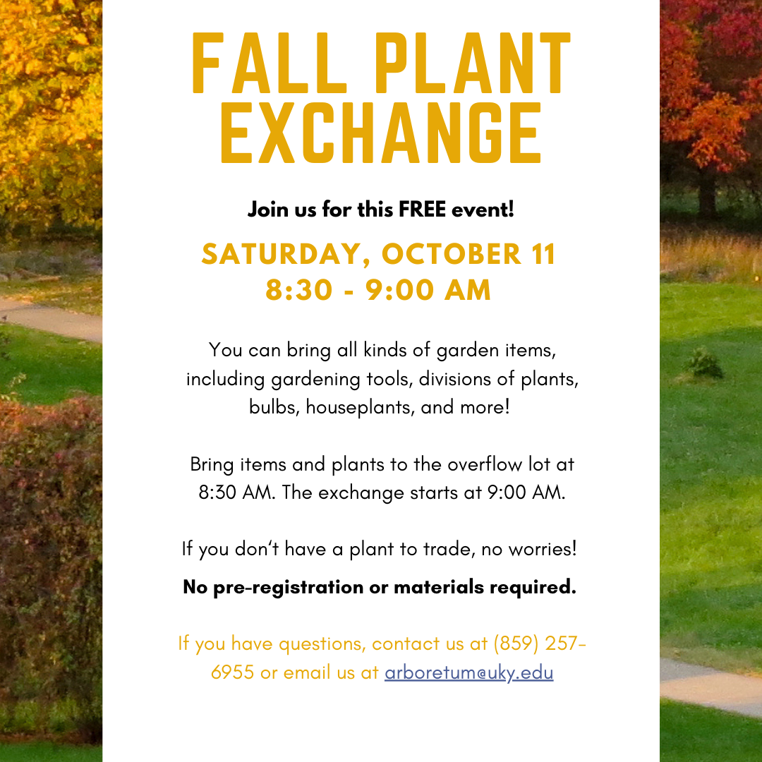 Fall Plant Exchange Flyer